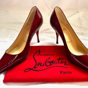 Patent Leather Red Christian Louboutin